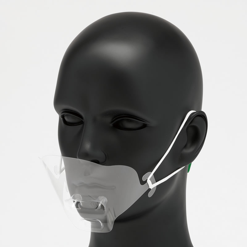MIDORI ANZEN ミドリ安全  クリーンルーム用フード メッシュマスク対応 YHS102B Mサイズ